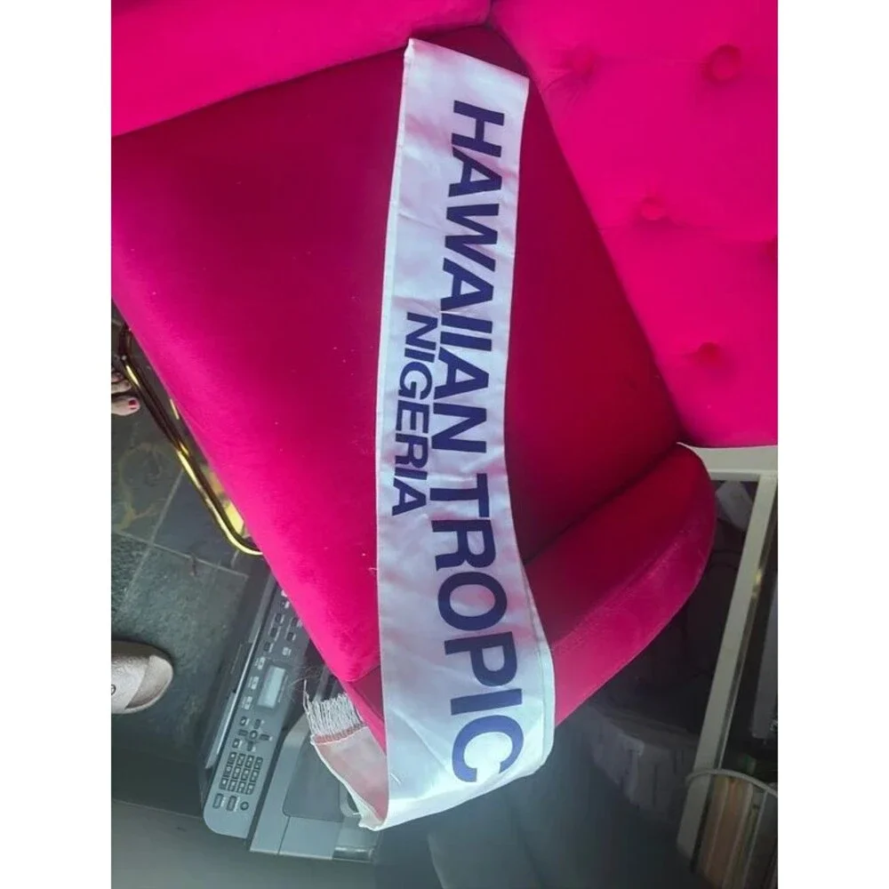 Hawaiian Tropic Nigeria Pageant Sash